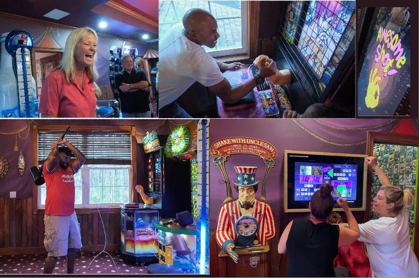 hammer strike, skeeball, and more arcade games at this vacation rental home near Orlando