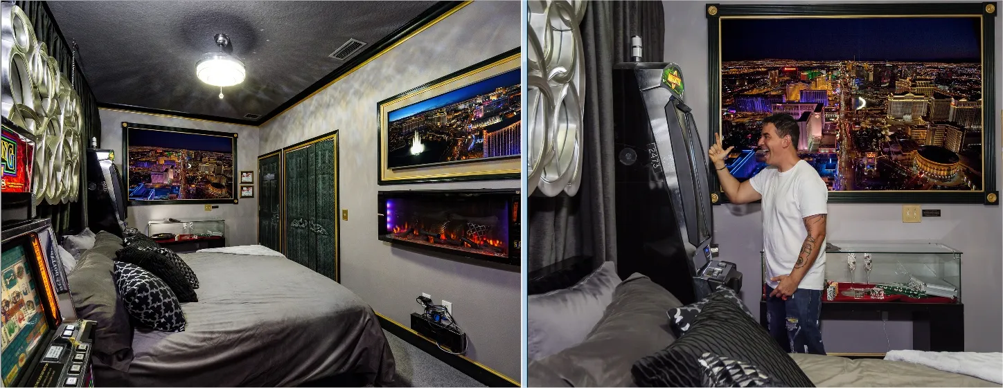 The Casino Games Bedroom at Great Escape Parkside