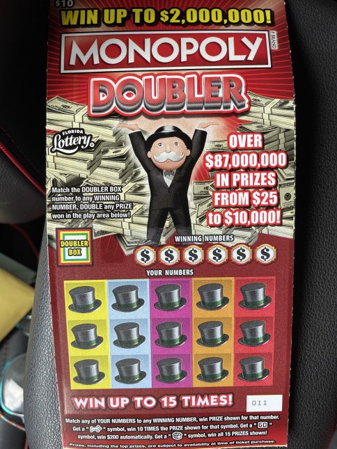 $2 Million Scratch Off Hide-N-Seek