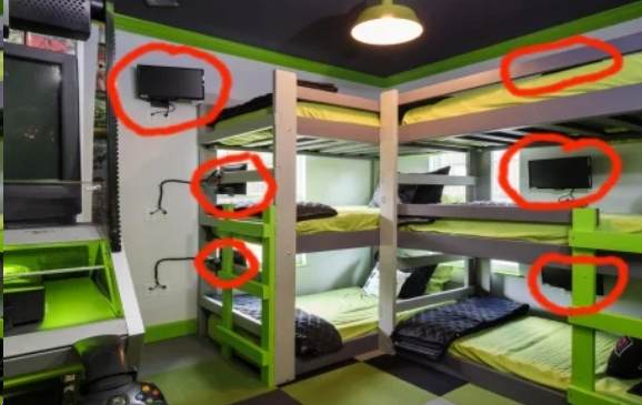 Bedroom for X-Box and Playstation lovers at Great Escape Parkside